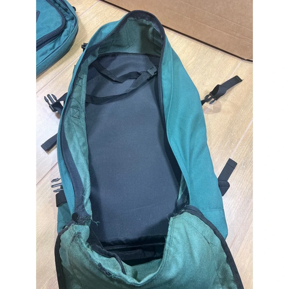 Eddie Bauer Vintage 2-in-1 Detachable Daypack Backpack Forest Green Canvas